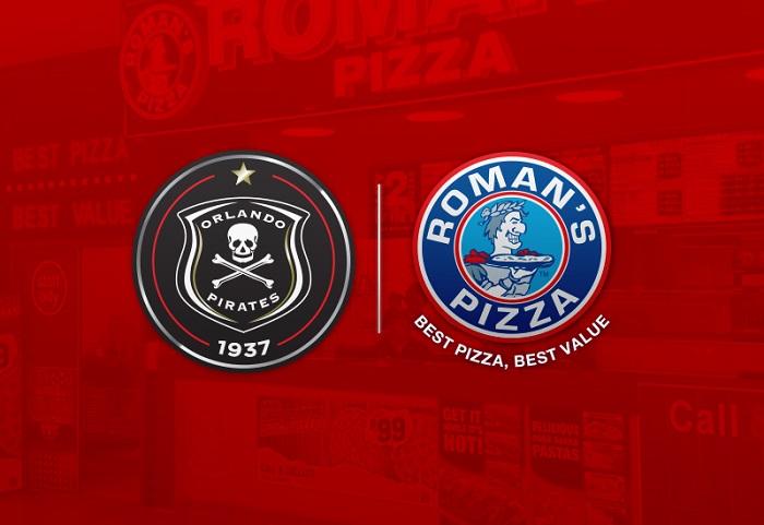 Orlando Pirates signs sponsorship deal with Romans Pizza