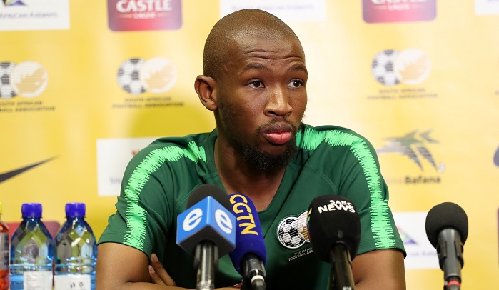 Kamohelo Mokotjo of Bafana Bafana