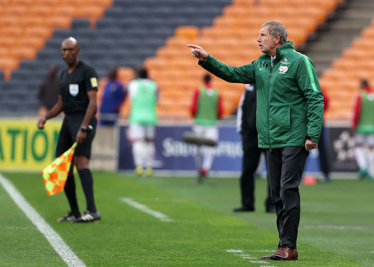 Stuart Baxter of Bafana Bafana