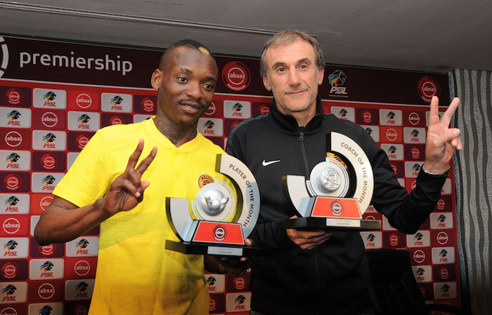 Kaizer Chiefs duo khama Billiat and Giovanni Solinas