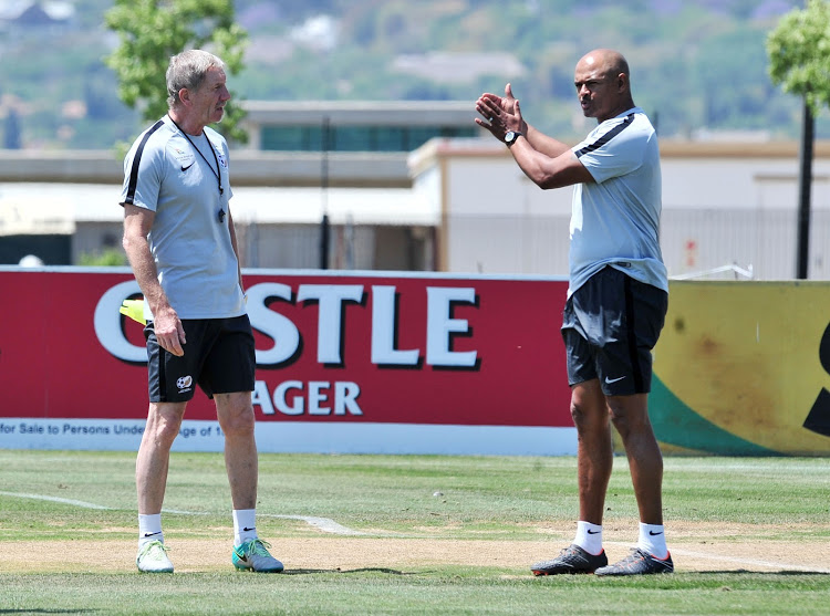 Stuart Baxter with Shaun Bartlett