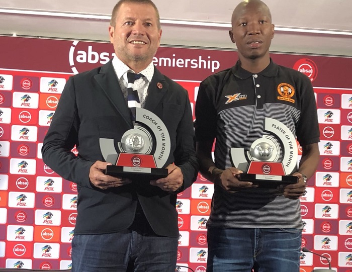 Polokwane City duo Josef Vukusic and Jabulani Maluleke