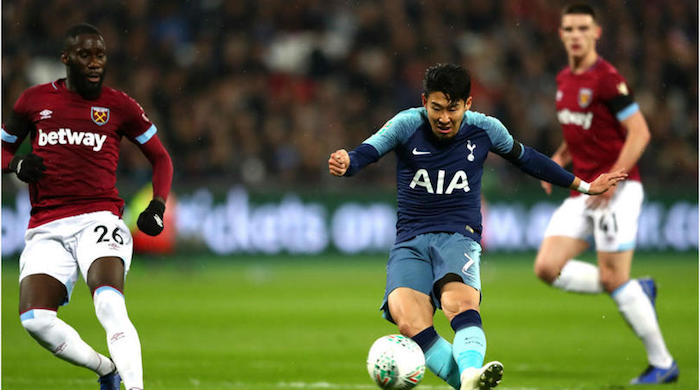 Spurs edge West Ham