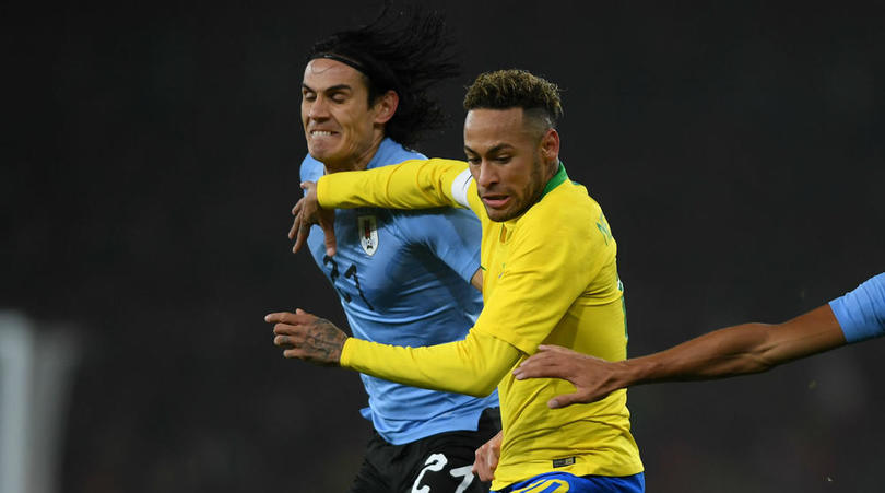 Neymar and Edinson Cavani