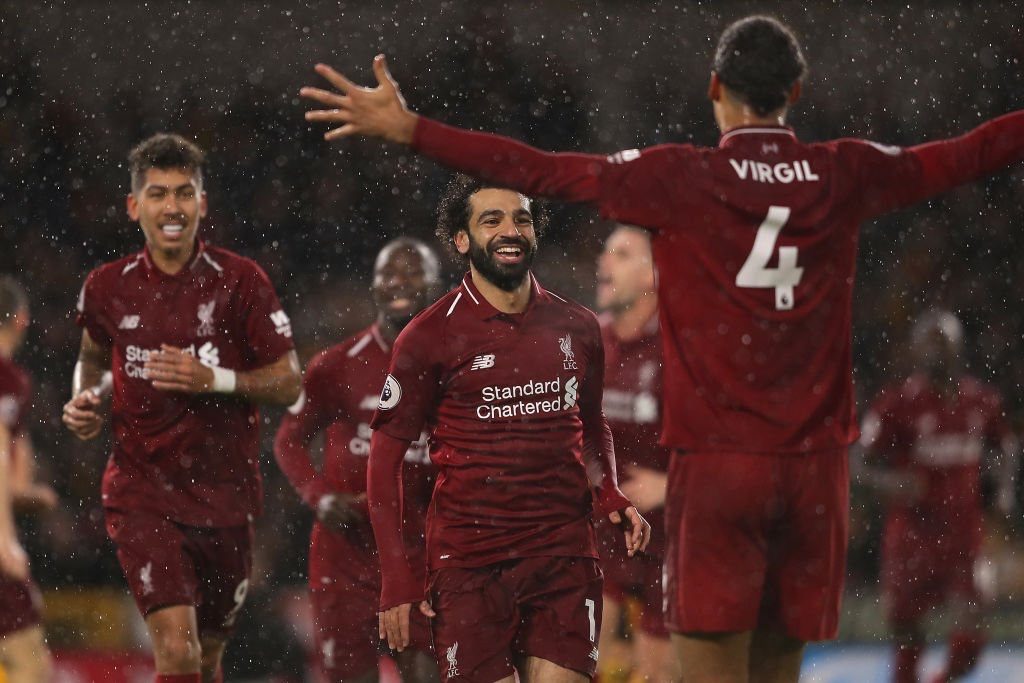 Salah stars as Reds claim Christmas top spot