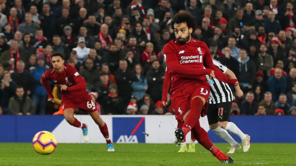 Salah strikes again to punish City loss as Klopp reaches 100 wins