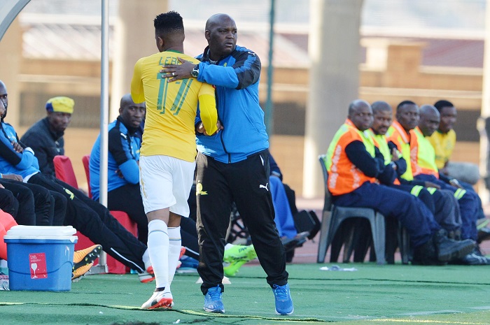 George Lebese and Pitso Mosimane