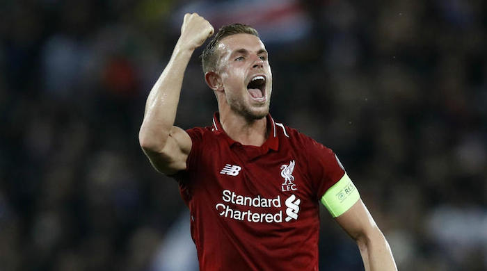 Liverpool captain Jordan Henderson