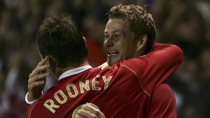 Wayne Rooney and Ole Gunnar Solskjaer