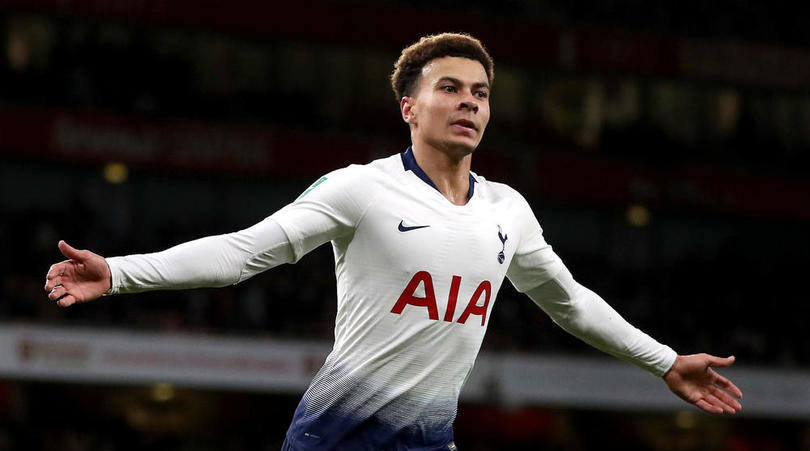 Dele Alli fired Spurs to victory over Arsenal in the EFL cup