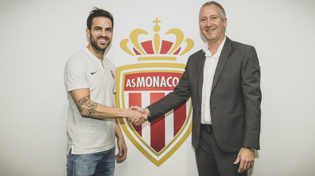 Fabregas departs Chelsea for Monaco