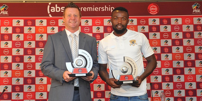 Dylan Kerr coach of Black Leopards and Mwape Musonda