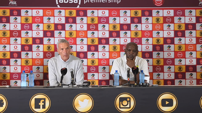 Ernst Middendorp coach of Kaizer Chiefs and Pitso Mosimane coach of Mamelodi Sundowns.