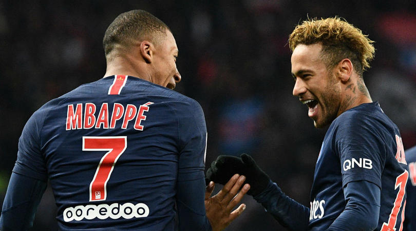 Kylian Mbappe and Neymar