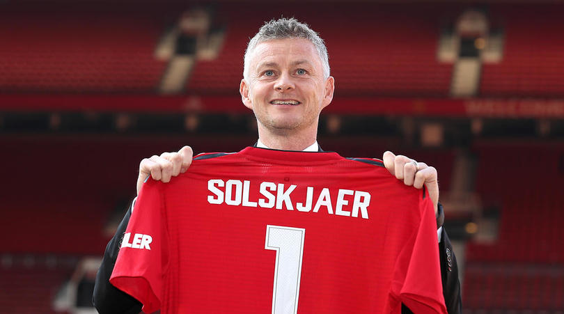 Manchester United manager Ole Gunnar Solskjaer during the photocall at Old Trafford, Manchester.