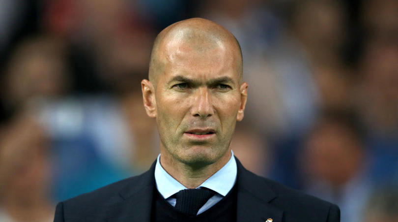 Real Madrid coach Zinedine Zidane