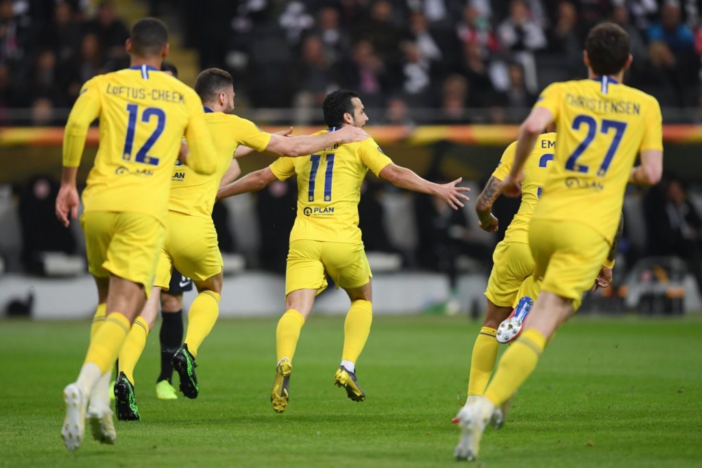 Chelsea secure crucial away goal at Frankfurt