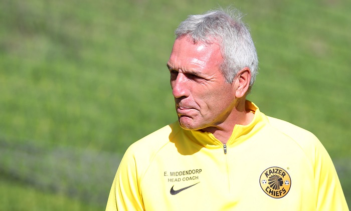 Ernst Middendorp, coach of Kaizer Chiefs