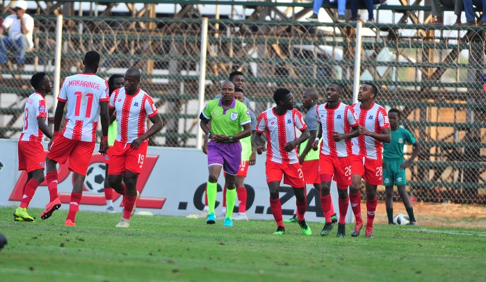 Maritzburg United players celebrating