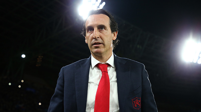 Unai Emery of Arsenal