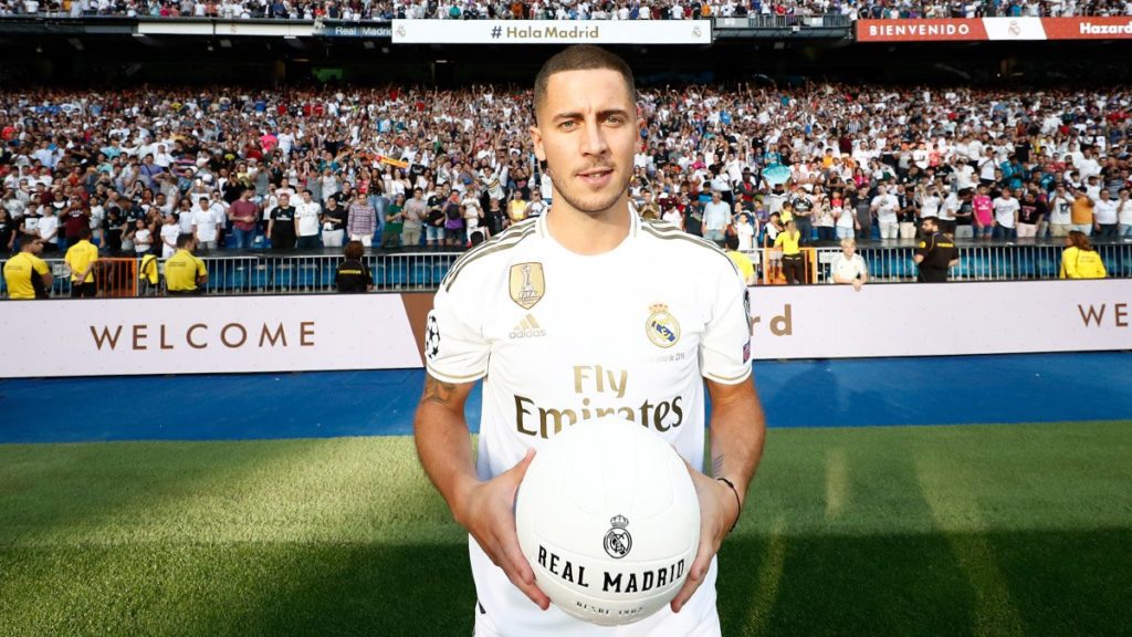 Real unveil new signing Hazard