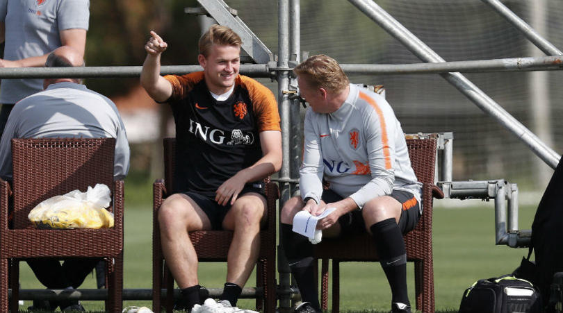 Ronald Koeman and Matthjis de Ligt