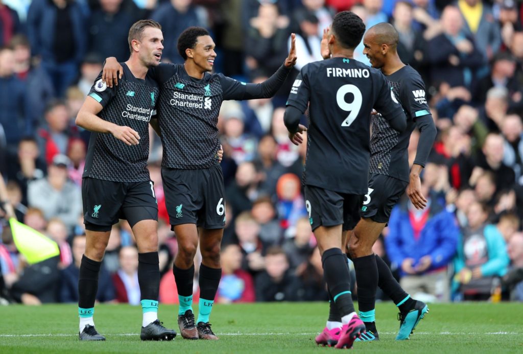 Liverpool cruise past Burnley to stay top