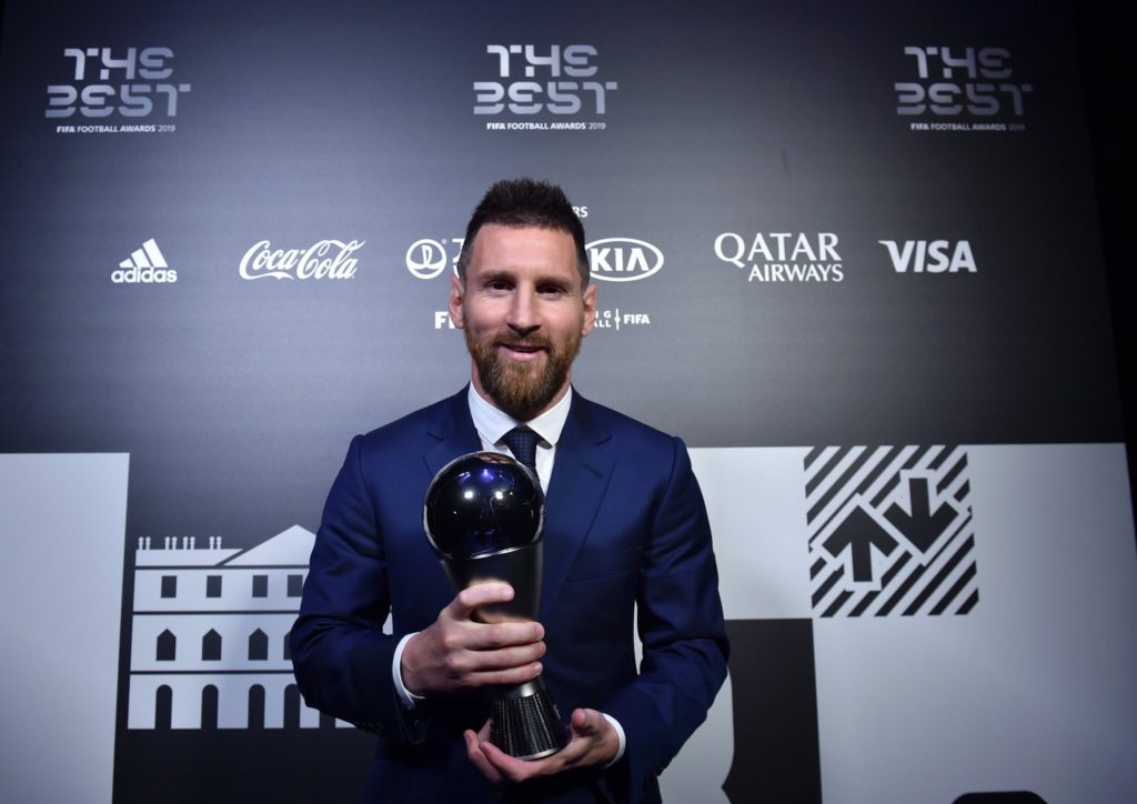 Messi named Best Fifa Men’s Player ahead of Van Dijk and Ronaldo