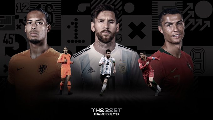 Van Dijk, Messi, Ronaldo up for Fifa gong