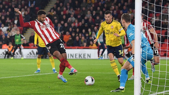 Lys Mousset scoring the winner against Arsenal