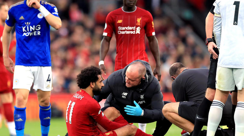 Salah escapes serious injury but will be monitored by Liverpool