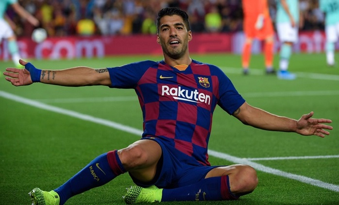 Luis Suarez of Barcelona