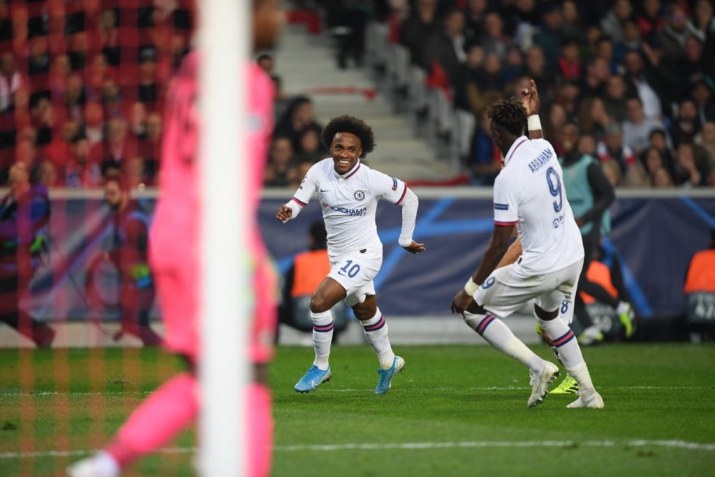 Willian grabs winner in landmark game for Chelsea