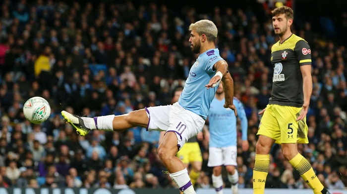 Sergio Aguero of Manchester City