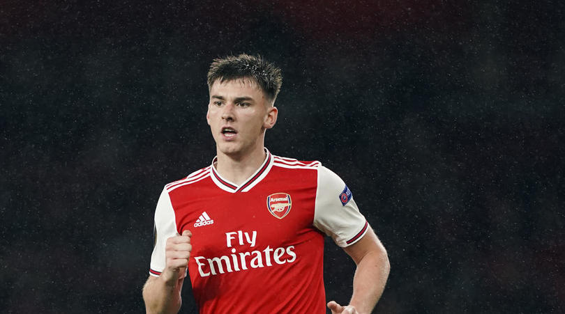 Arsenal's Kieran Tierney in action