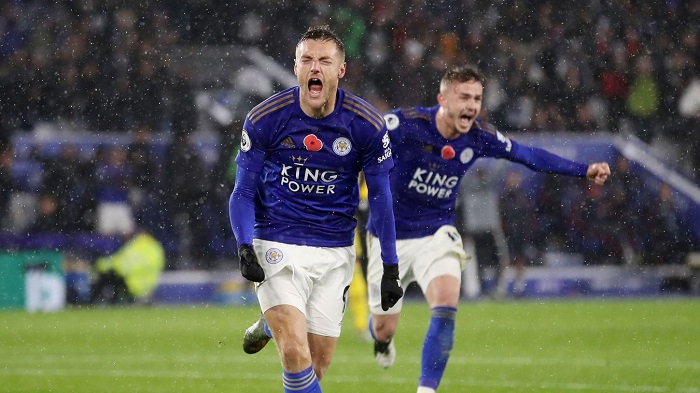 Jamie Vardy of Leicester City