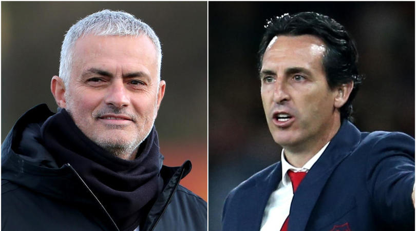 Jose Mourinho and Unai Emery