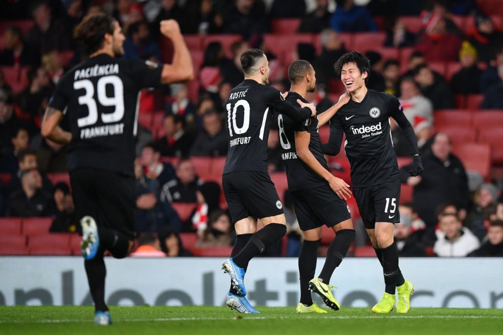 Kamada stuns Arsenal with sumptuous double