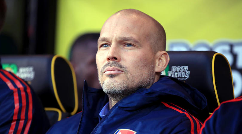 Arsenal interim head coach Freddie Ljungberg