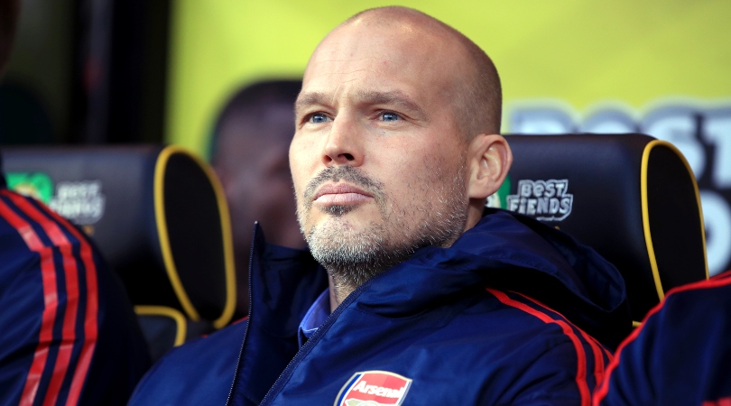 Arsenal interim head coach Freddie Ljungberg