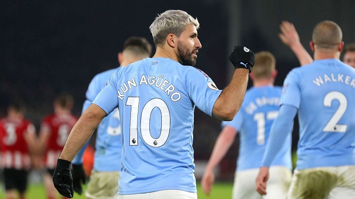 Sergio Aguero of Manchester City