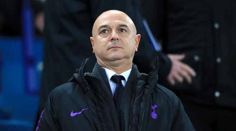 Tottenham Chairman Daniel Levy in the stands during the Premier League match at Goodison Park, Liverpool.