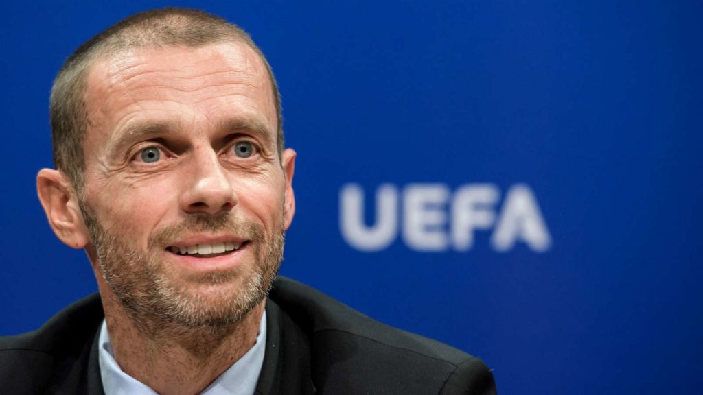 Uefa president: Playing behind closed doors better than not playing at all