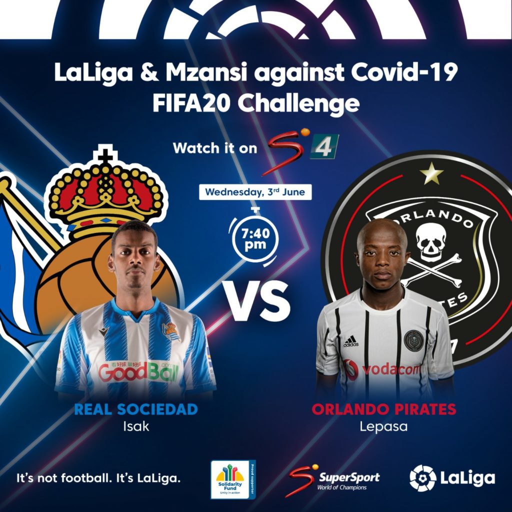 Pirates, Sociedad come together for Fifa 20 Challenge