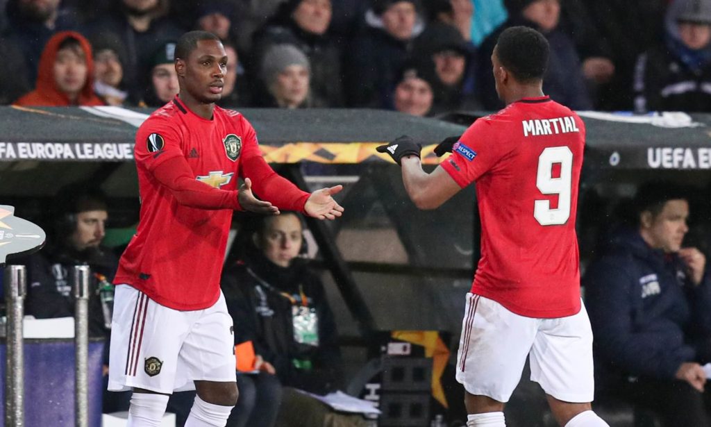 Martial learning well from Ighalo - Solskjaer