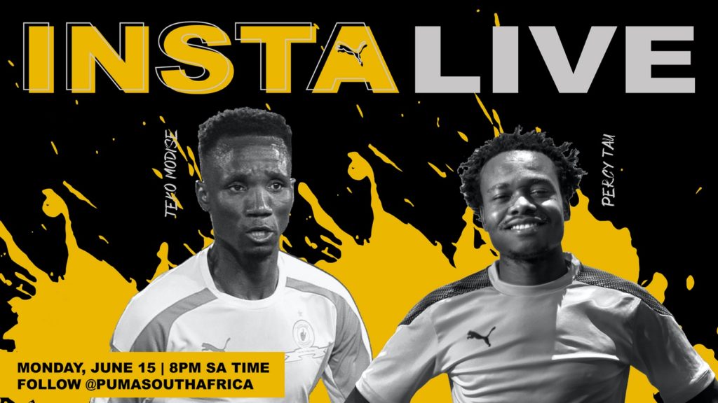 Tau chats to Modise LIVE on PUMA SA’s Instagram