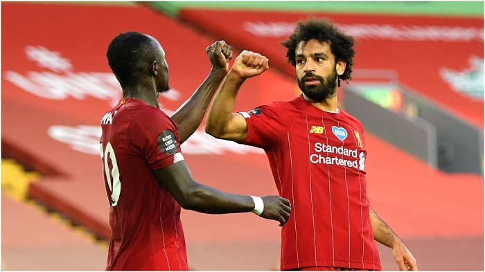 Salah and Mane of Liverpool