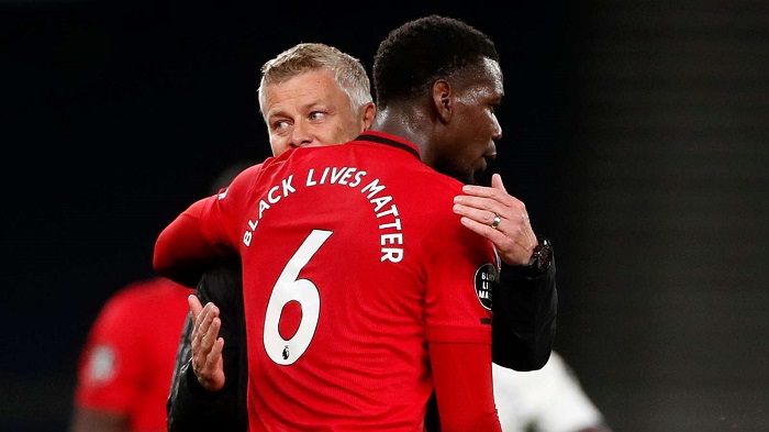 Pogba and Solskjaer