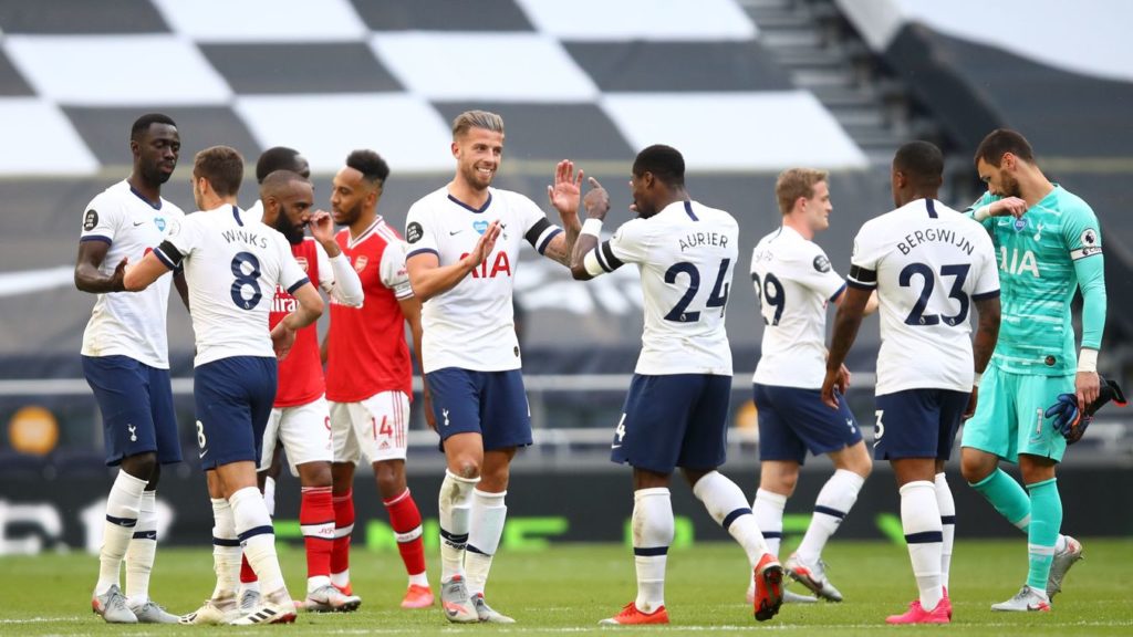 Spurs come from behind to beat Arsenal