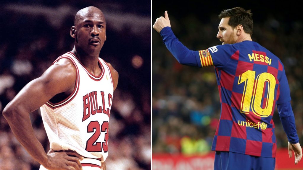 Messi falling into the 'Jordan Rules' trap